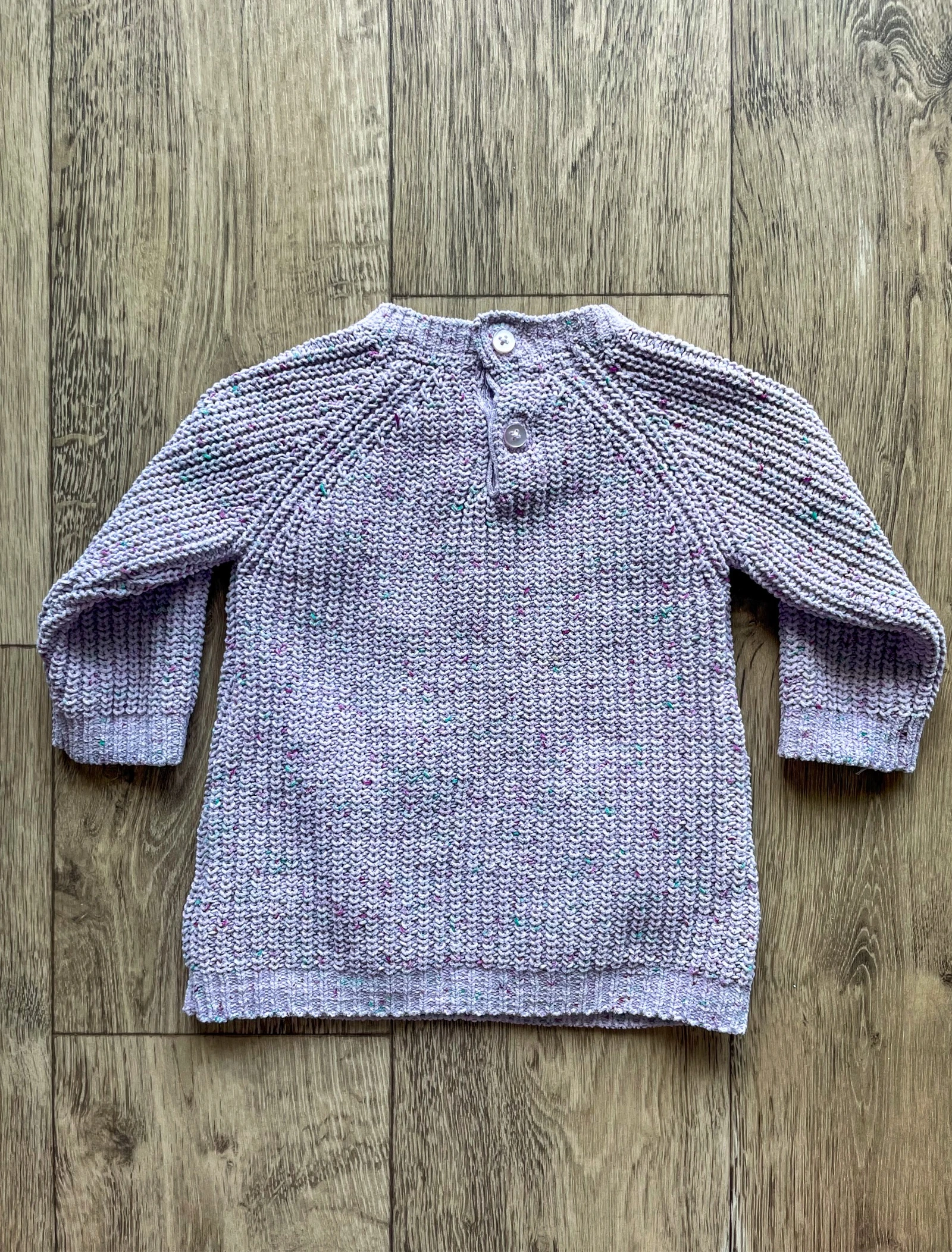Purple unicorn knit dress from Primark size 3-6 months – photo 3